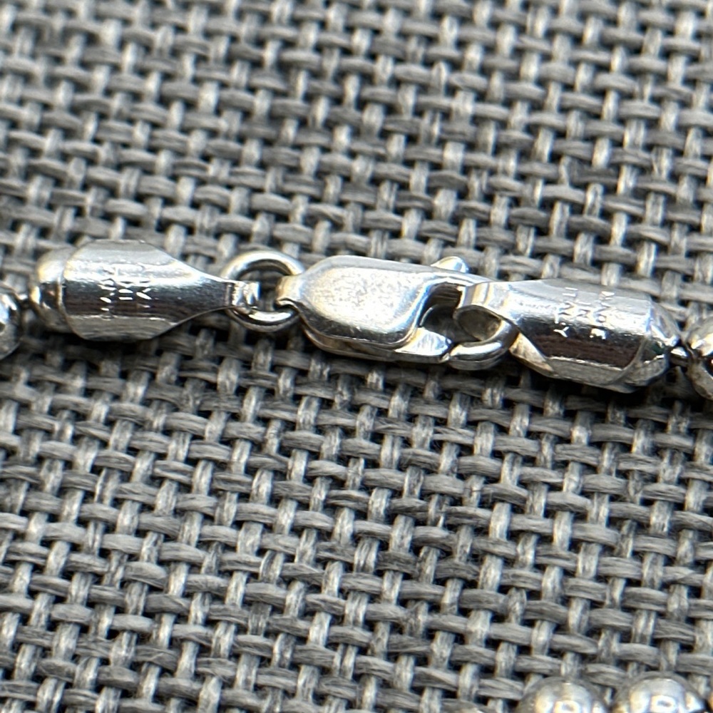 Vintage Sterling silver bracelet Italy #046 - Picture 7 of 8